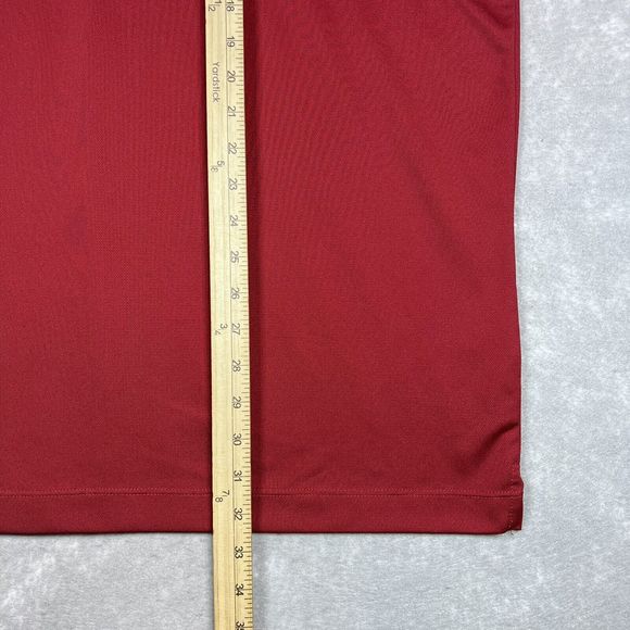 Under Armour Shirt Men’s 2XL Red The Performance Polo Short Sleeve Golf Loose - Picture 6 of 10